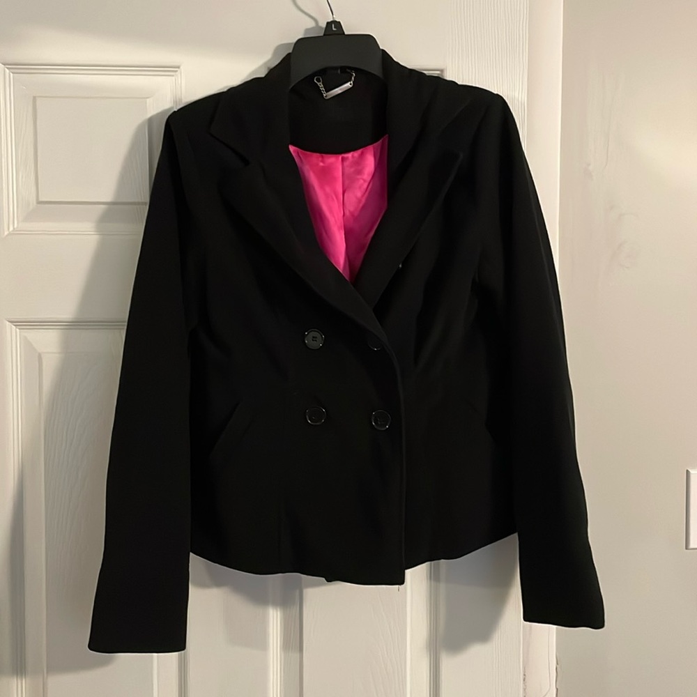 EUC Women’s Size Medium Black Pea Coat